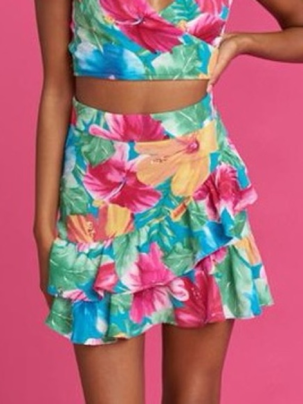 NWT Show Me Your Mumu x Barbie Collection Malibu Barbie Skirt Size XS RARE